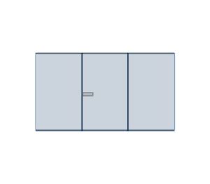 glazing the partition walls