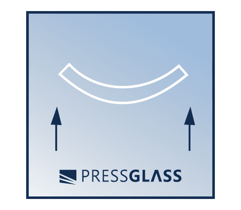 it has greater resistance to bending in comparison to ordinary glass